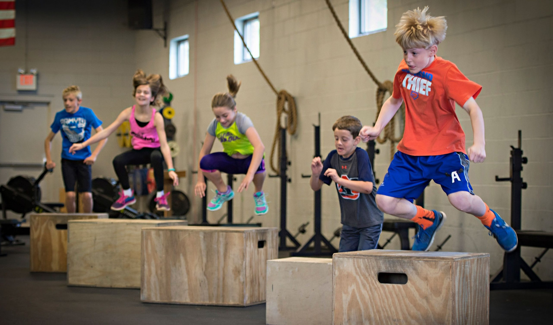 CrossFit Kids class in session at CrossFit 941 in Bradenton