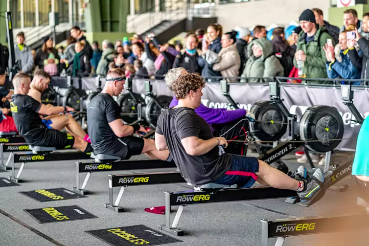 Hyrox class in session at CrossFit 941 in Bradenton